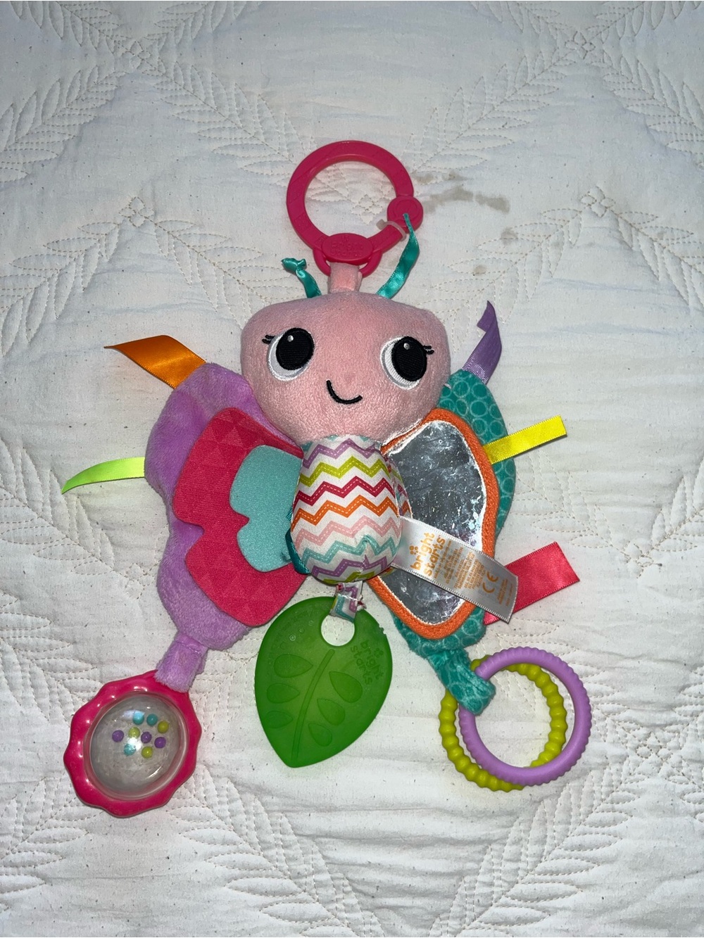Plush Butterfly Activity Toy with Teether and Rattle